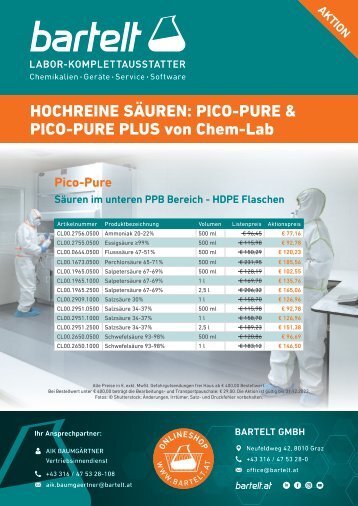 2023-DIN A4 Flyer_Hochreine Säuren Pico-Pure & Pico-Pure Plus_DRUCK