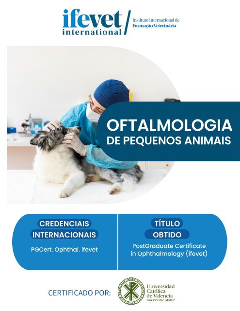 PORTUGAL Folleto pós-graduação em Oftalmologia ifevet - UCV