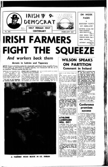 Irish Democrat February 1967
