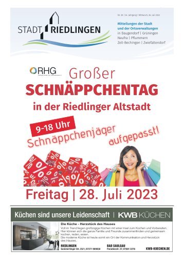 25.07.2023 Amtliches Mitteilungsblatt Riedlingen