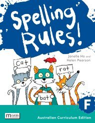 Spelling Rules! F Australian Curriculum 3e sample/look inside