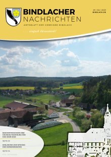 Bindlacher Nachrichten - Ausgabe 29.07.2023
