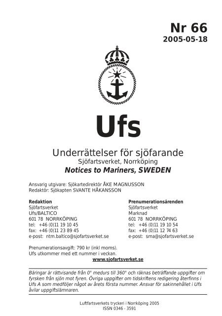 Ufs - Sjöfartsverket