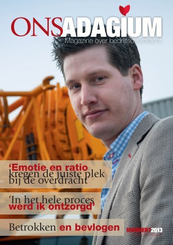 OnsAdagium Magazine 7-2013