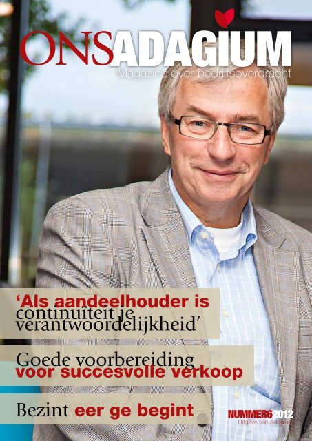 OnsAdagium Magazine 6-2012