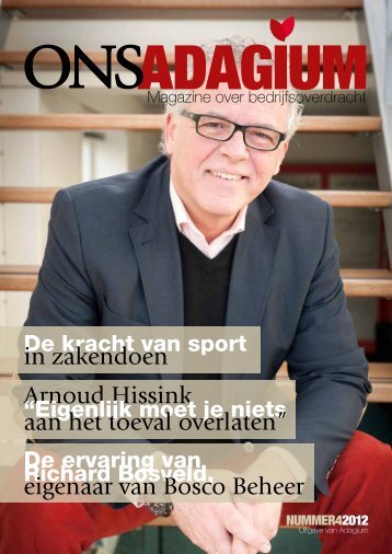 OnsAdagium Magazine 4-2012