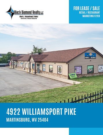 4922 Williamsport Pike Marketing Flyer