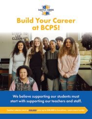 Build Your Career at BCPS!