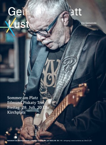 Gemeindeblatt Lustenau Nr. 30 | Freitag, 28. Juli 2023