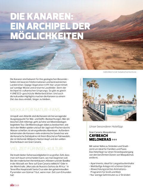 DERTOUR Magalog Langzeiturlaub