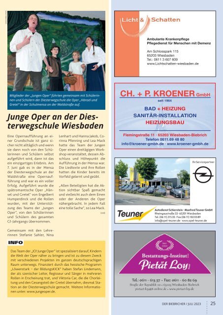 DER BIEBRICHER, Nr. 380, Juli 2023