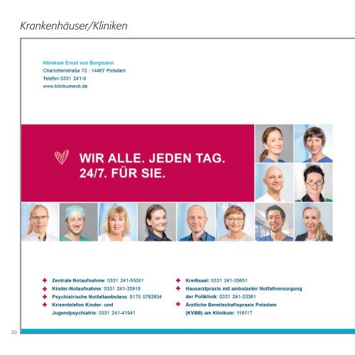 Gesundheitswegweiser Potsdam und Umgebung 2023/24