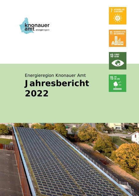 Jahresbericht 2022 Energieregion Knonauer Amt