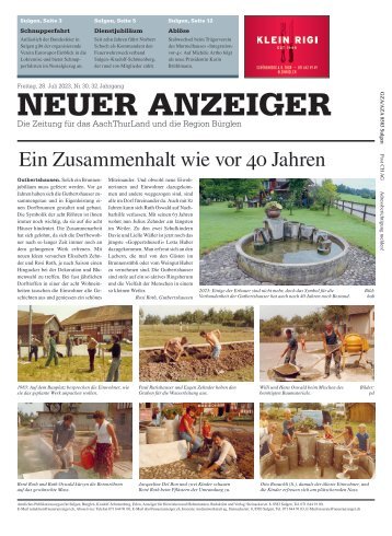 Neuer Anzeiger 28. Juli 2023