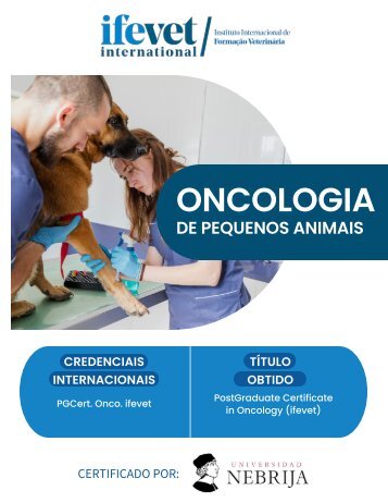 PORTUGAL Folleto pós-graduação em Oncologia Ifevet - Nebrija