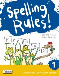 Spelling Rules! 1 Australian Curriculum 3e sample/look inside 