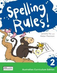 Spelling Rules! 2 Australian Curriculum 3e sample/look inside