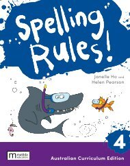 Spelling Rules! 4 Australian Curriculum 3e sample/look inside 