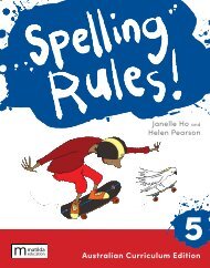 Spelling Rules! 5 Australian Curriculum 3e sample/look inside