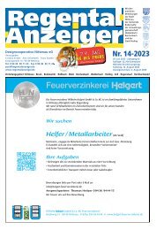 Regental-Anzeiger 14-23