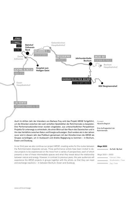 Festivalkatalog der Ruhrtriennale 2023