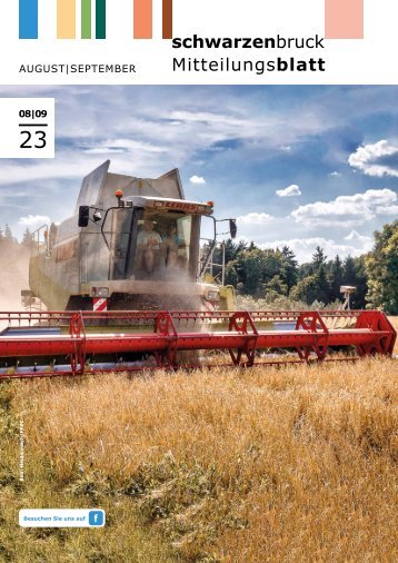 Mitteilungsblatt Schwarzenbruck - August und September 2023
