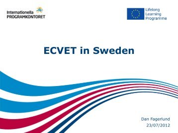 ECVET in Sweden - EVTA