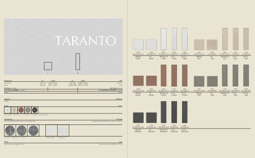 TARANTO - Cooritalia Porcelain