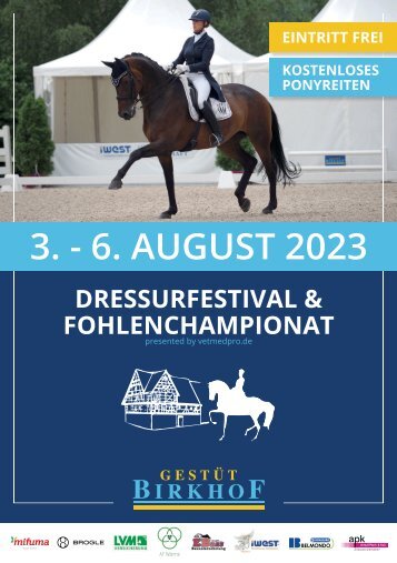 Katalog Dressurfestival + Fohlenchampionat 2023