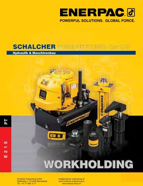 Enerpac Workholding Catalog Português - Schalcher Engineering GmbH