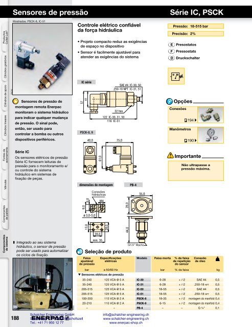 Enerpac Workholding Catalog Português - Schalcher Engineering GmbH