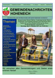 Kinder - Marktgemeinde Hoheneich