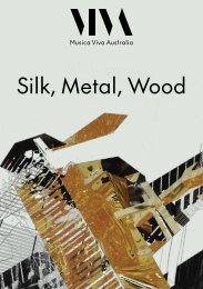 Silk, Metal, Wood Program Guide | August 2023