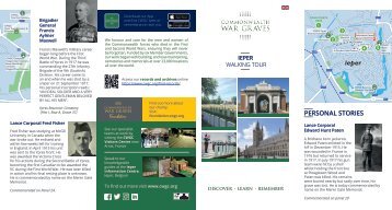 CWGC - Ieper Walking Tour leaflet 2023 