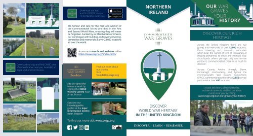 CWGC - UK leaflet - 2023 - Northern Ireland 