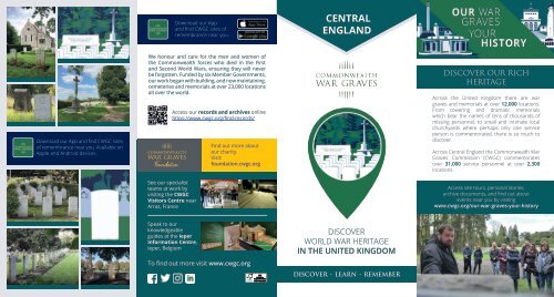CWGC - UK leaflet - 2023 - Central England 