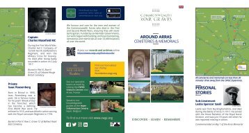 CWGC - Arras leaflet - 2023 