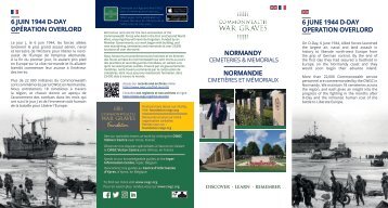 CWGC - Normandy leaflet - 2023 