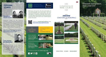 CWGC - Arnhem leaflet - 2023 