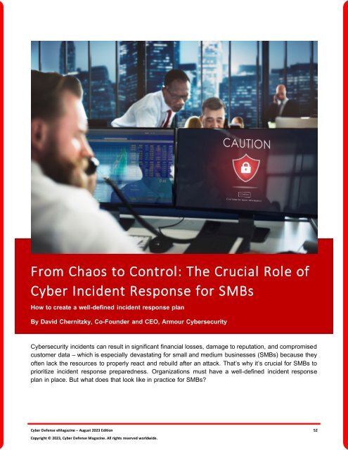 The Cyber Defense eMagazine August Edition for 2023