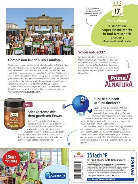 Alnatura Magazin August 2023