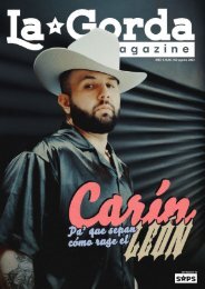 La Gorda Magazine Año 9 Edición Número 103 Agosto 2023 Portada: Carín León 