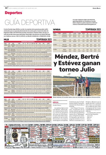 Guía Deportiva 01-08-2023