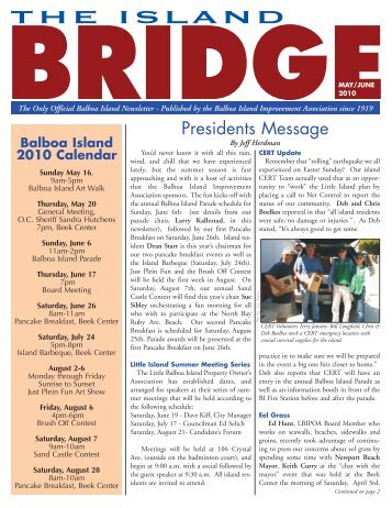 MAY JUNE WEB BRIDGE - Balboa Island Improvement Association