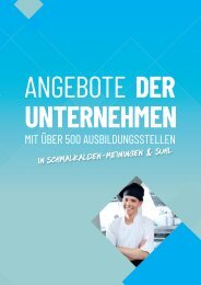 Ausbildungs-Navi für Schmalkalden-Meiningen und Suhl 2024 Anzeigenteil