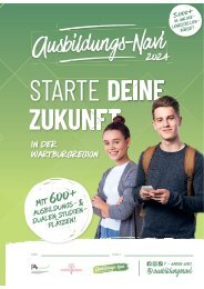Ausbildungs-Navi für die Wartburgregion 2024