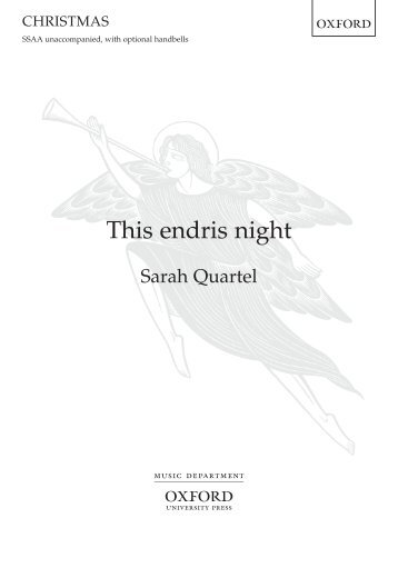 Sarah Quartel - This Endris Night