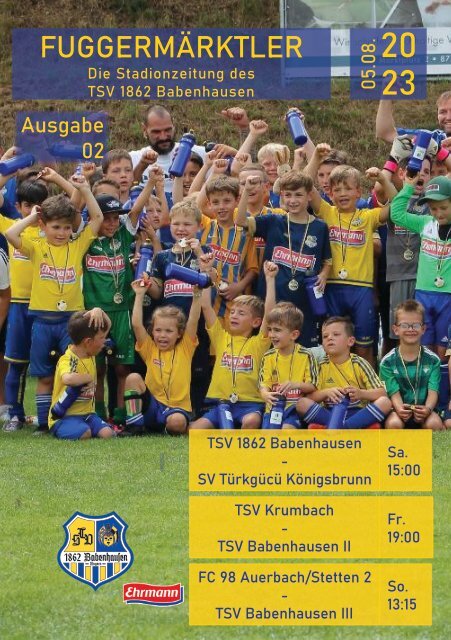 20230805 Fuggermärktler TSV 1862 Babenhausen – SV Türkgücü Königsbrunn