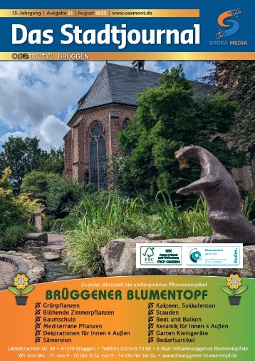 Das Stadtjournal-ose Mont Brüggen - Ausgabe August