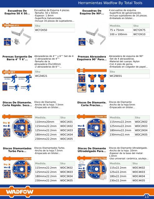 Catalogo Wadfow by Total Tools 2023